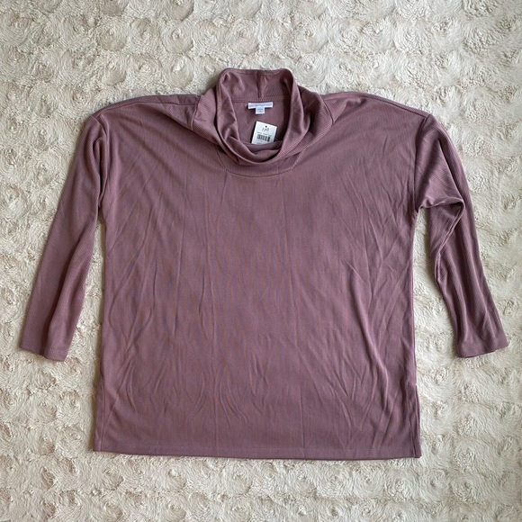 PURE JILL Long Sleeve Cowl Neck Tunic Long Sleeves - Picture 4 of 9